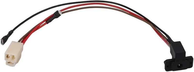 Childrens Electric Car Charger Socket 6V 12V 24V Round Port with Wiring Harness 17A Fuse - Image 5